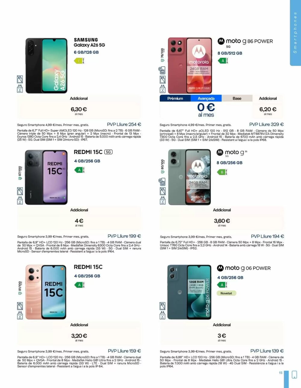 Folleto promocional de Movistar válido desde el 15/01/2026 - Página 15.