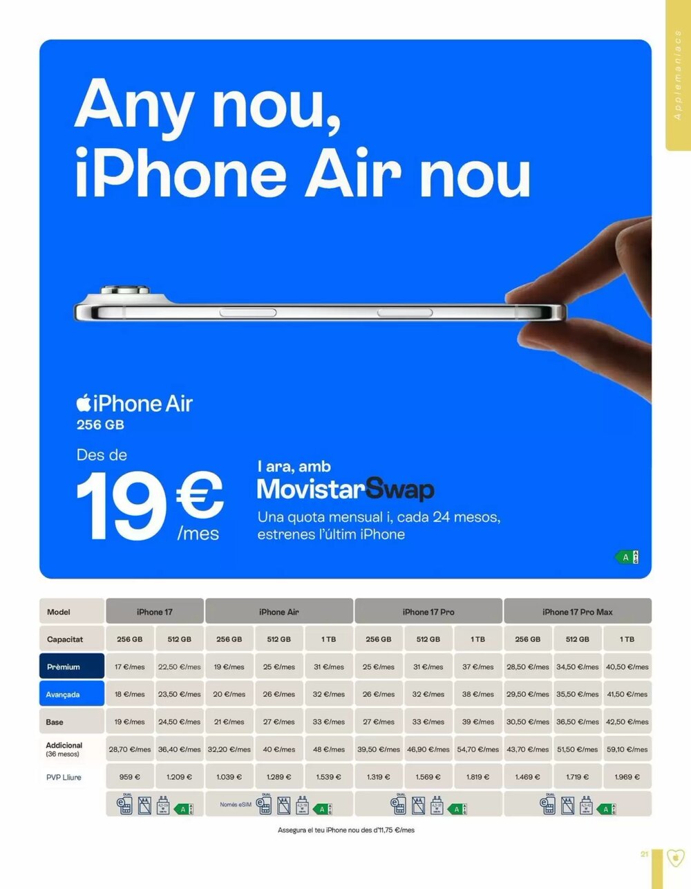 Folleto promocional de Movistar válido desde el 15/01/2026 - Página 21.