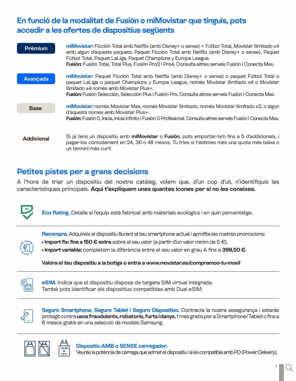 Folleto promocional de Movistar válido desde el 15/01/2026 - Página 3.