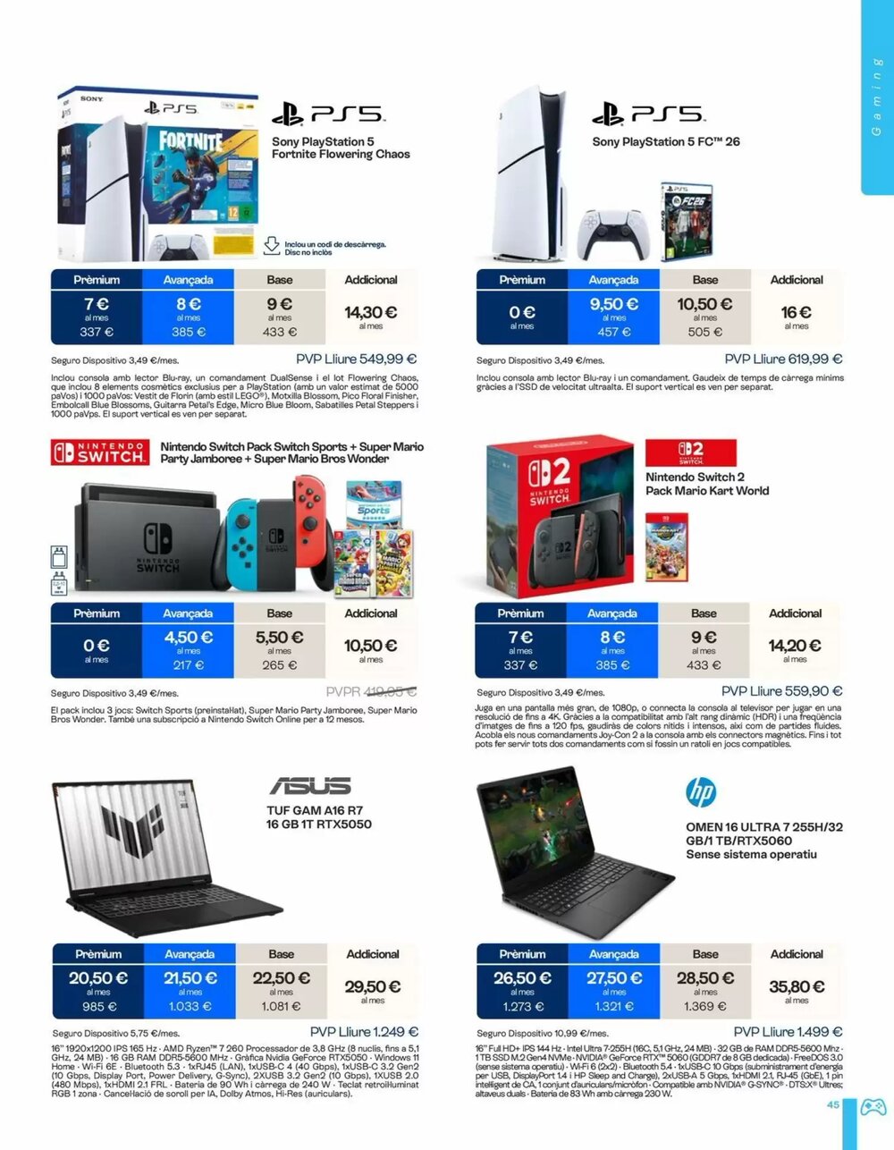 Folleto promocional de Movistar válido desde el 15/01/2026 - Página 45.