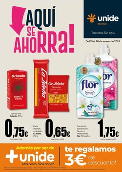 Folleto promocional de Unide Market válido desde el 15/01/2026 - Página 1.
