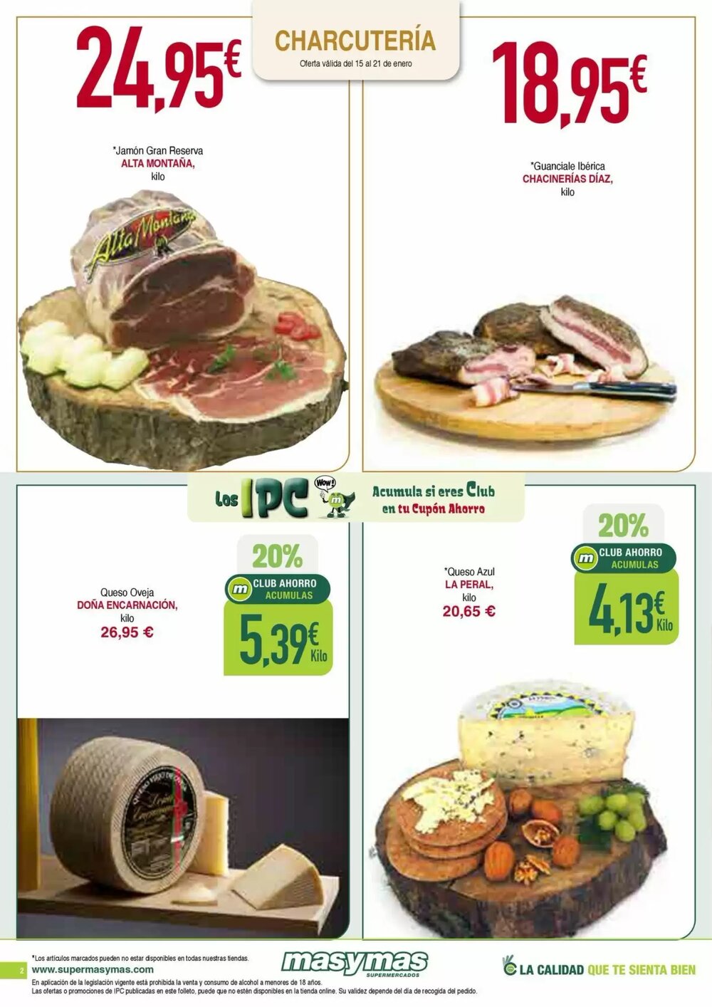 Folleto promocional de Masymas válido desde el 15/01/2026 - Página 2.