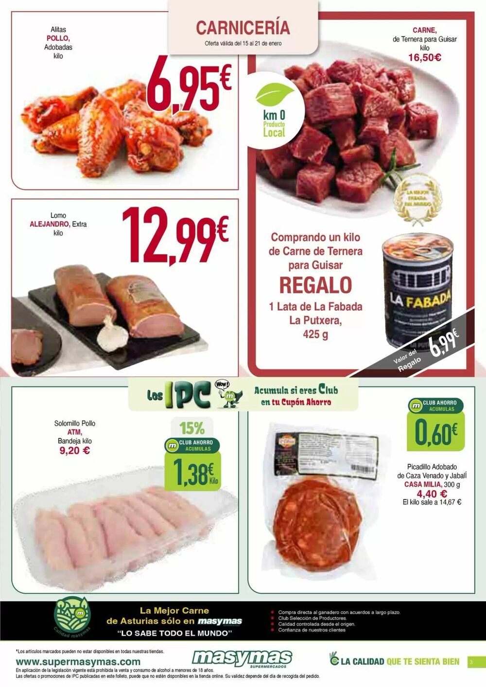 Folleto promocional de Masymas válido desde el 15/01/2026 - Página 3.