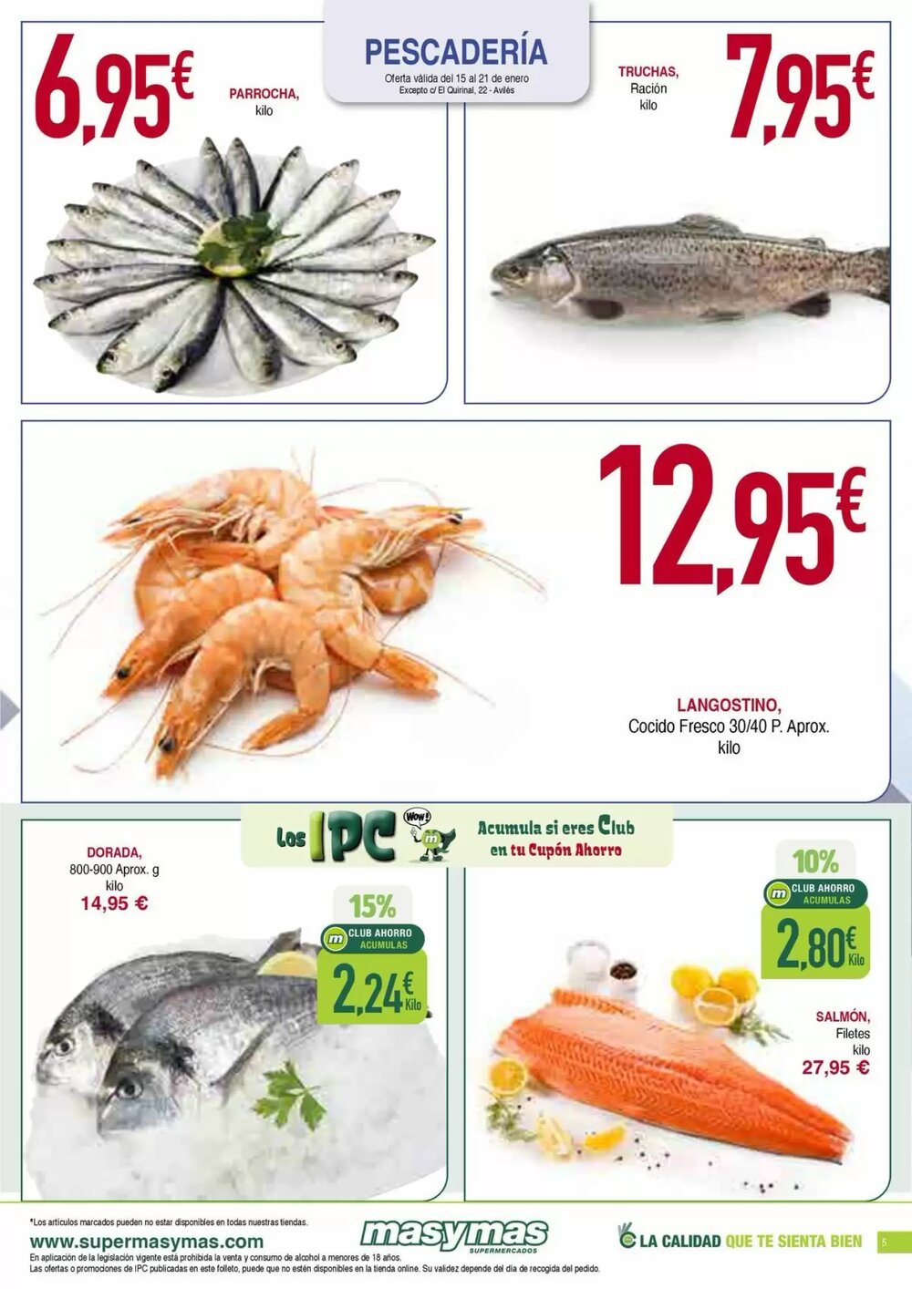 Folleto promocional de Masymas válido desde el 15/01/2026 - Página 5.