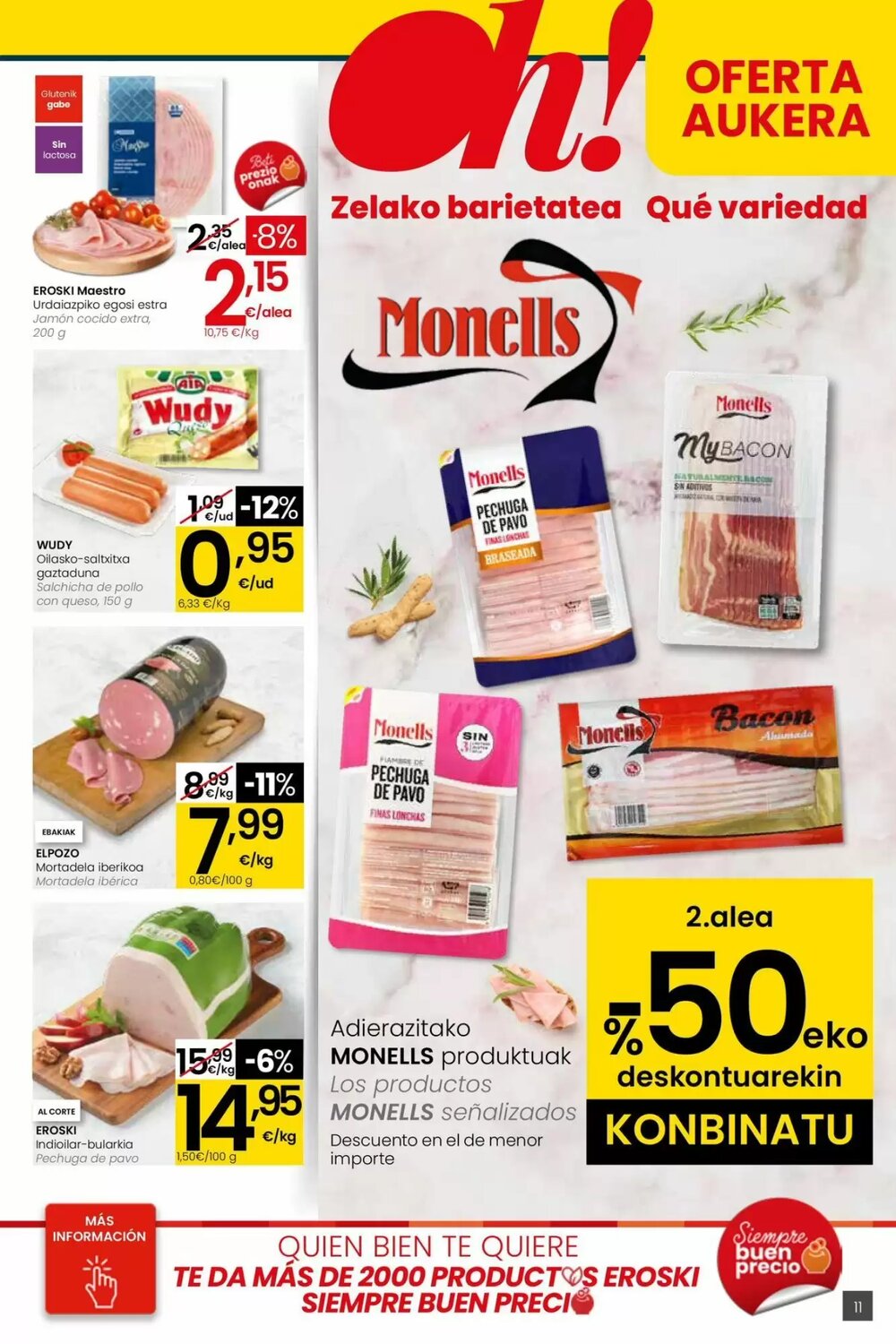 Folleto promocional de Eroski válido desde el 15/01/2026 - Página 11.