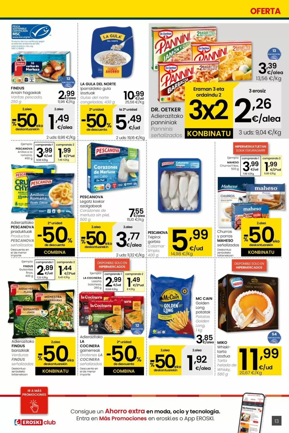 Folleto promocional de Eroski válido desde el 15/01/2026 - Página 13.