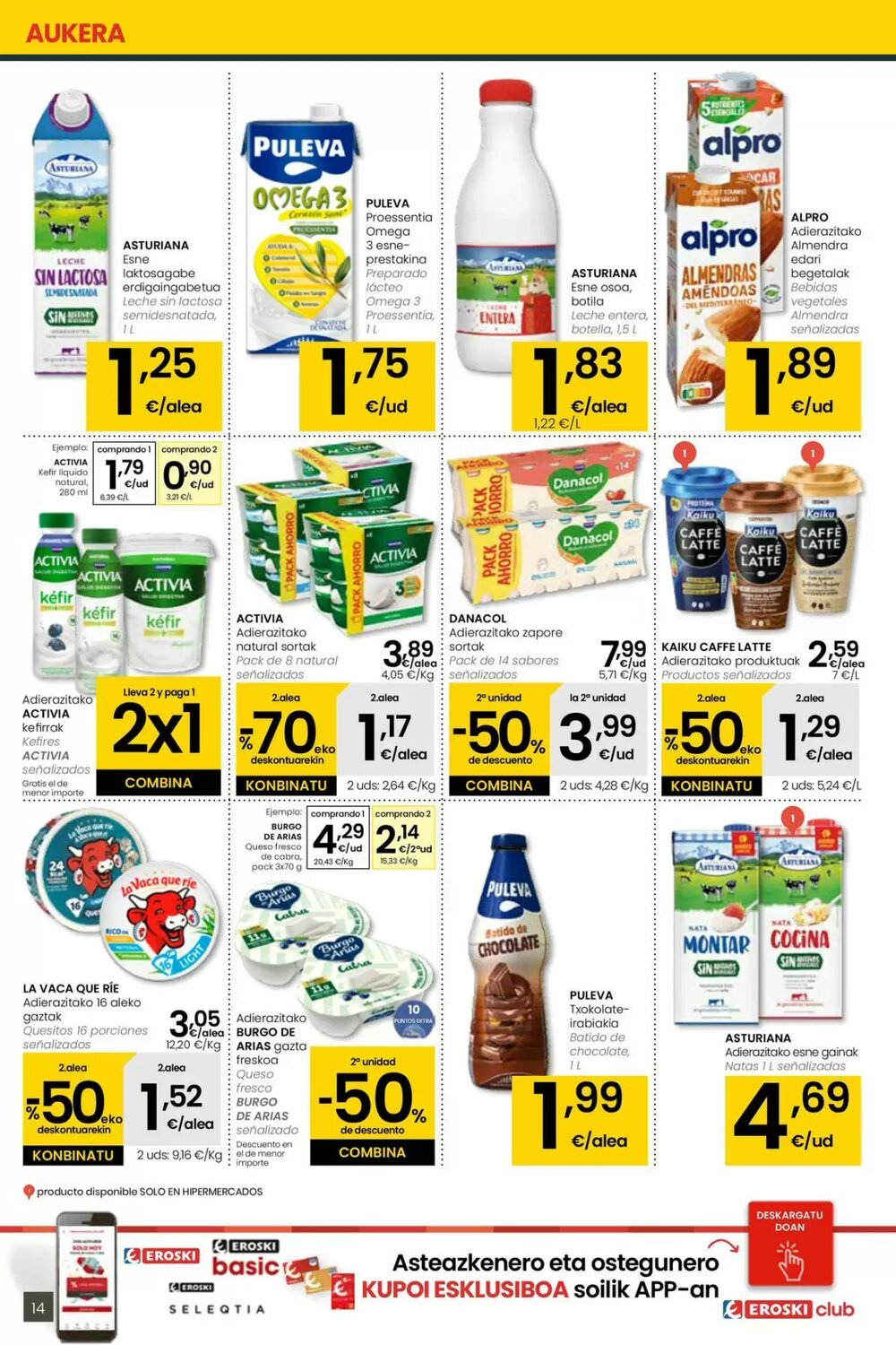 Folleto promocional de Eroski válido desde el 15/01/2026 - Página 14.