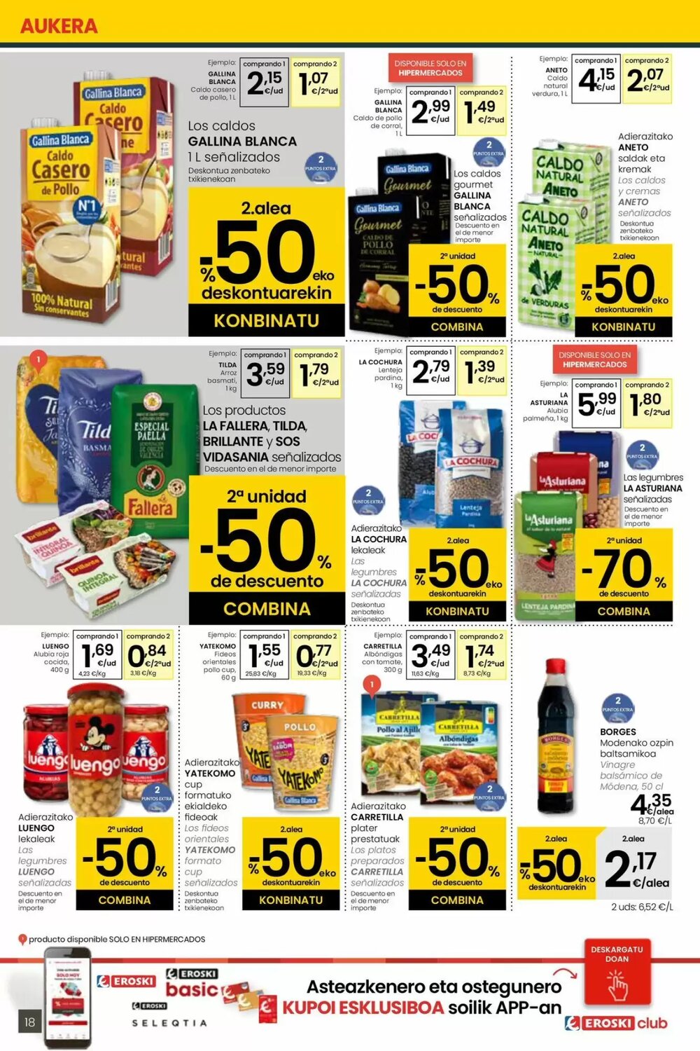 Folleto promocional de Eroski válido desde el 15/01/2026 - Página 18.