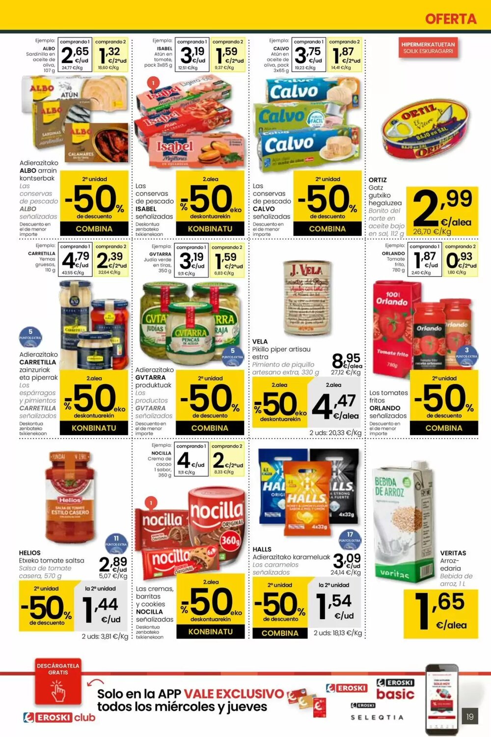 Folleto promocional de Eroski válido desde el 15/01/2026 - Página 19.