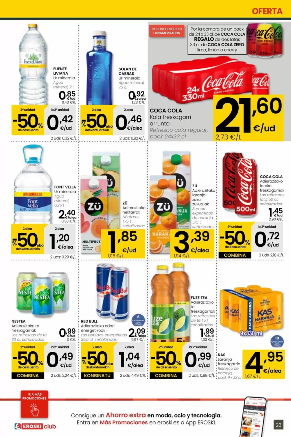 Folleto promocional de Eroski válido desde el 15/01/2026 - Página 23.