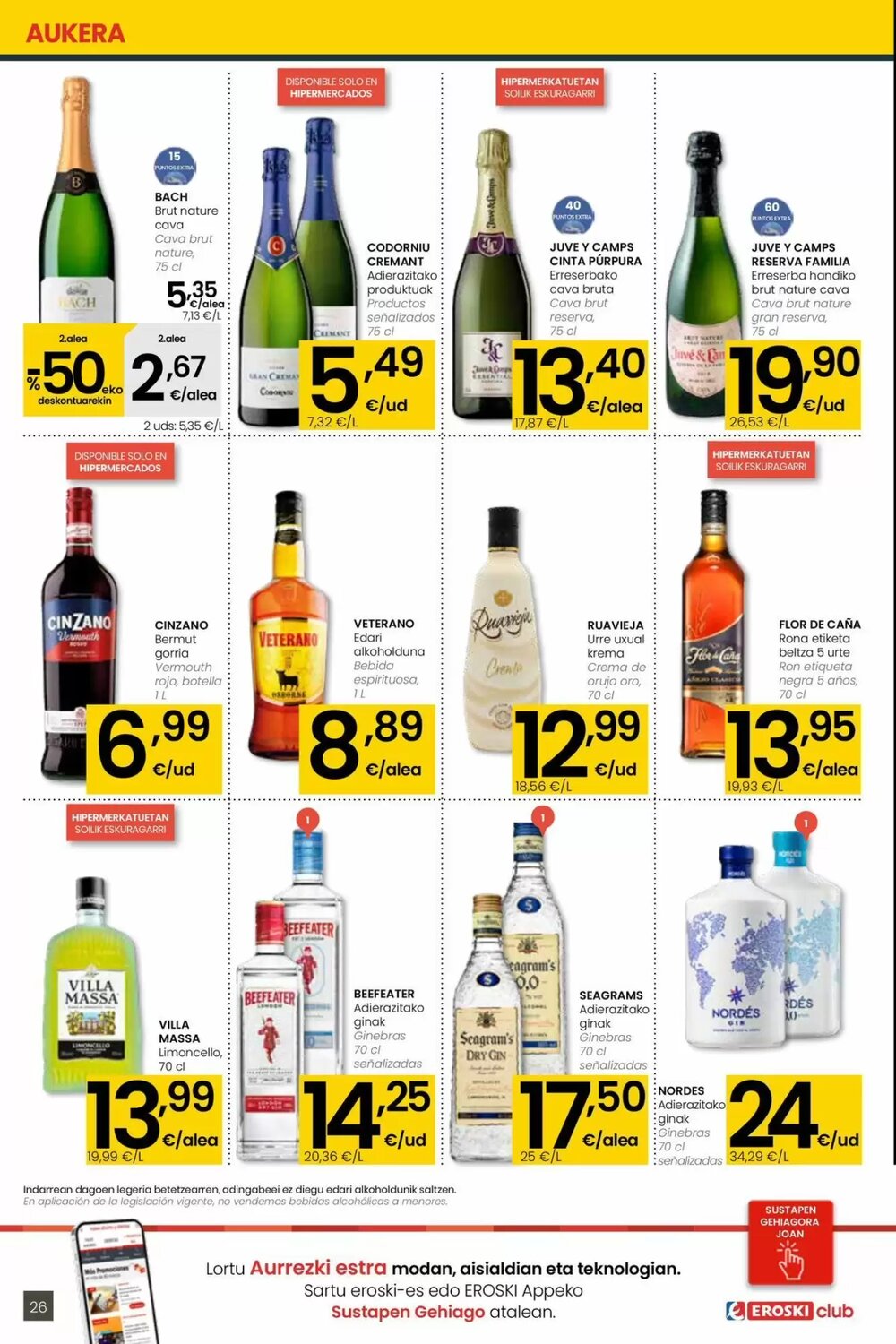 Folleto promocional de Eroski válido desde el 15/01/2026 - Página 26.