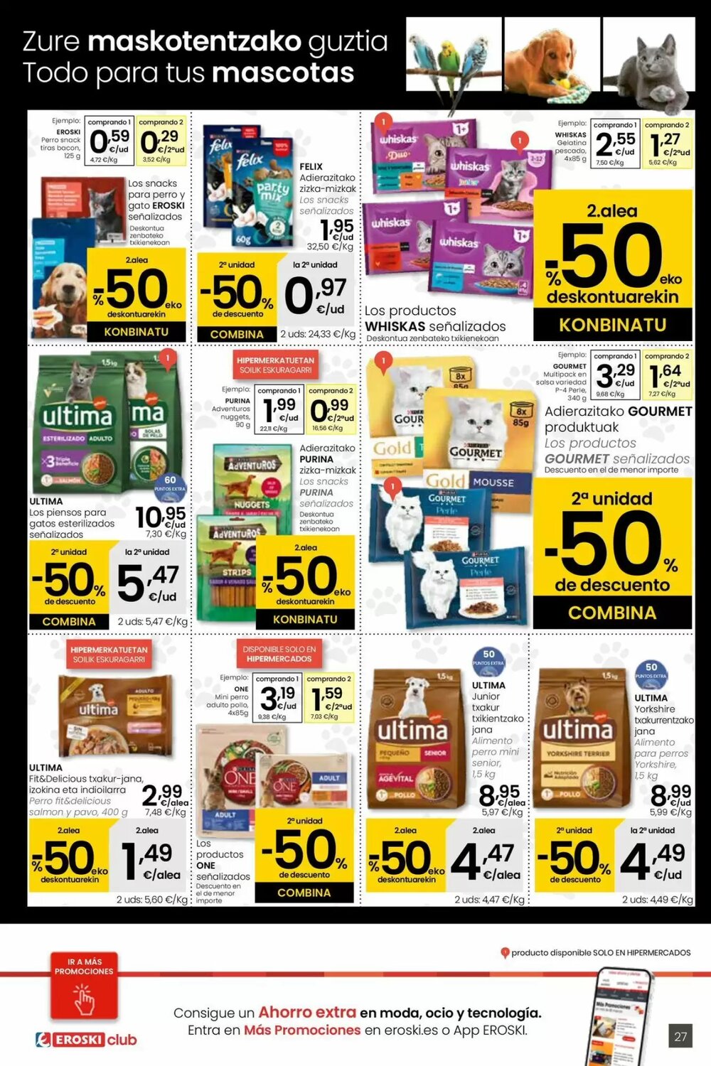 Folleto promocional de Eroski válido desde el 15/01/2026 - Página 27.