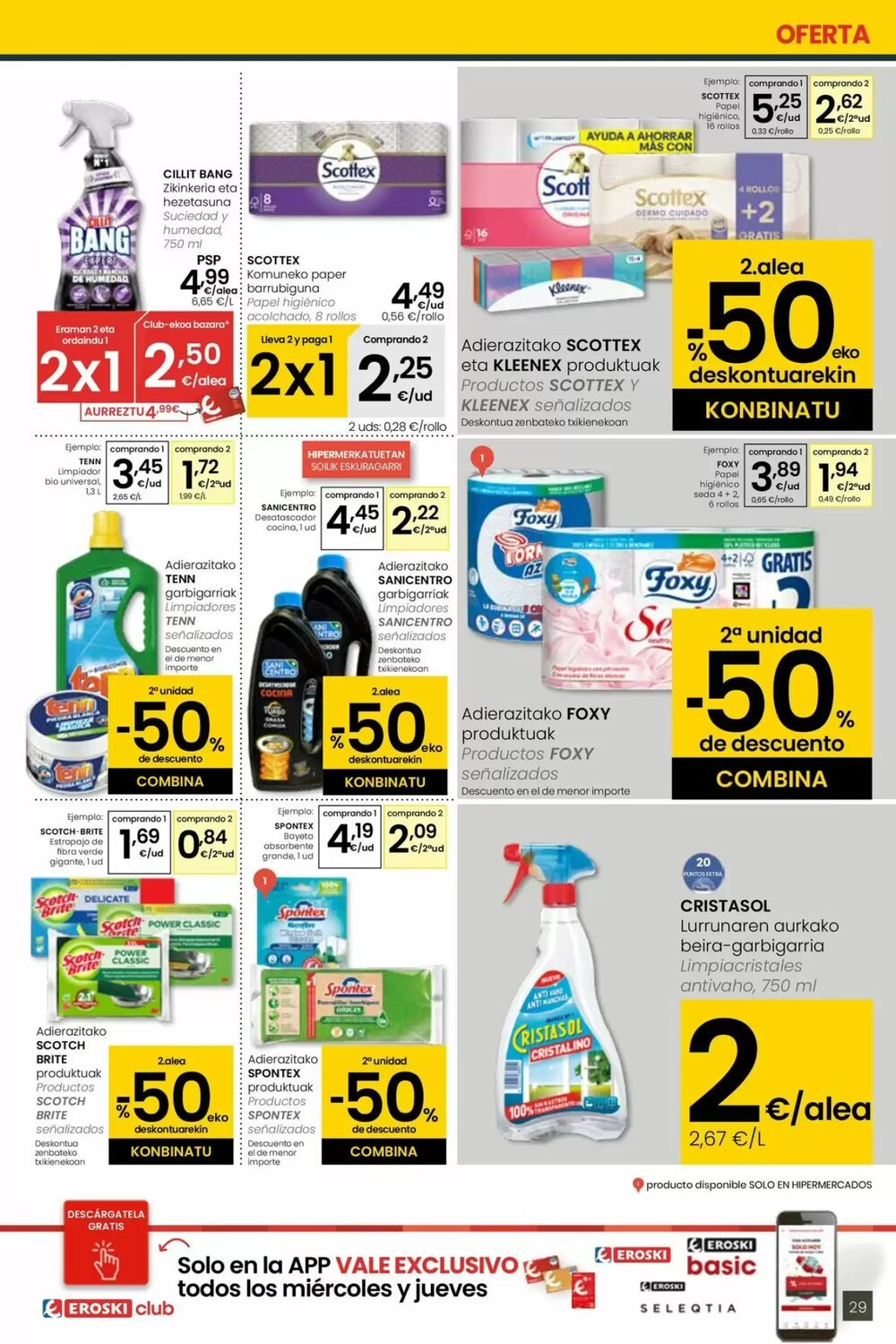 Folleto promocional de Eroski válido desde el 15/01/2026 - Página 29.