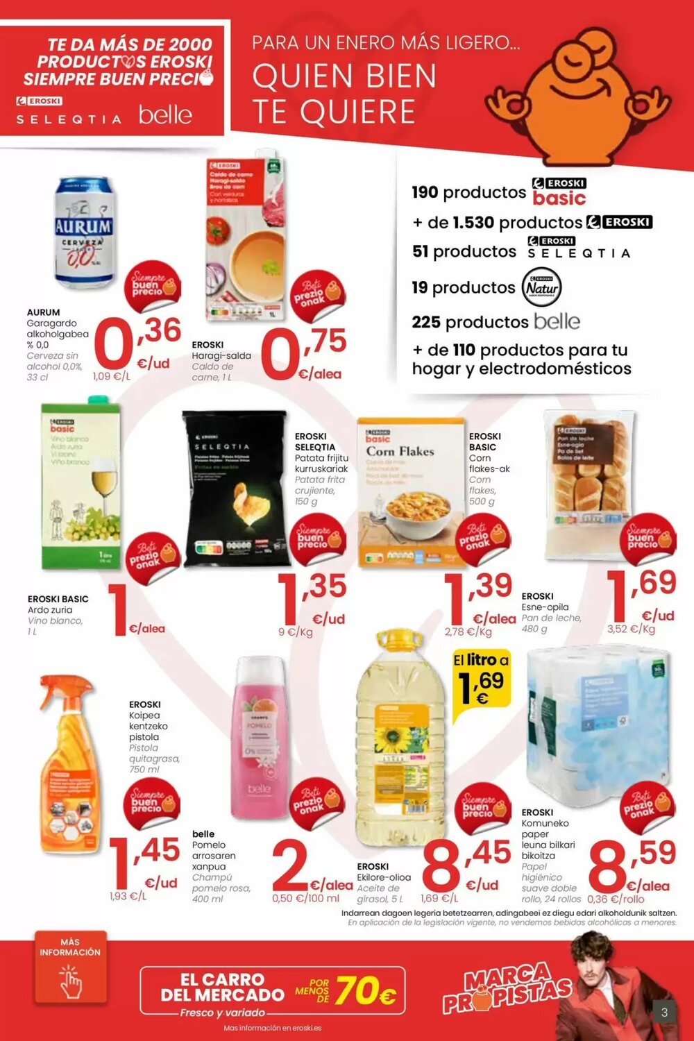 Folleto promocional de Eroski válido desde el 15/01/2026 - Página 3.