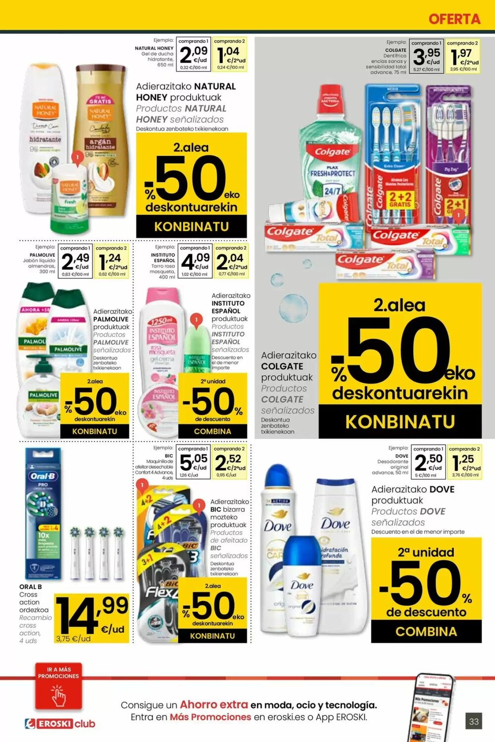 Folleto promocional de Eroski válido desde el 15/01/2026 - Página 33.