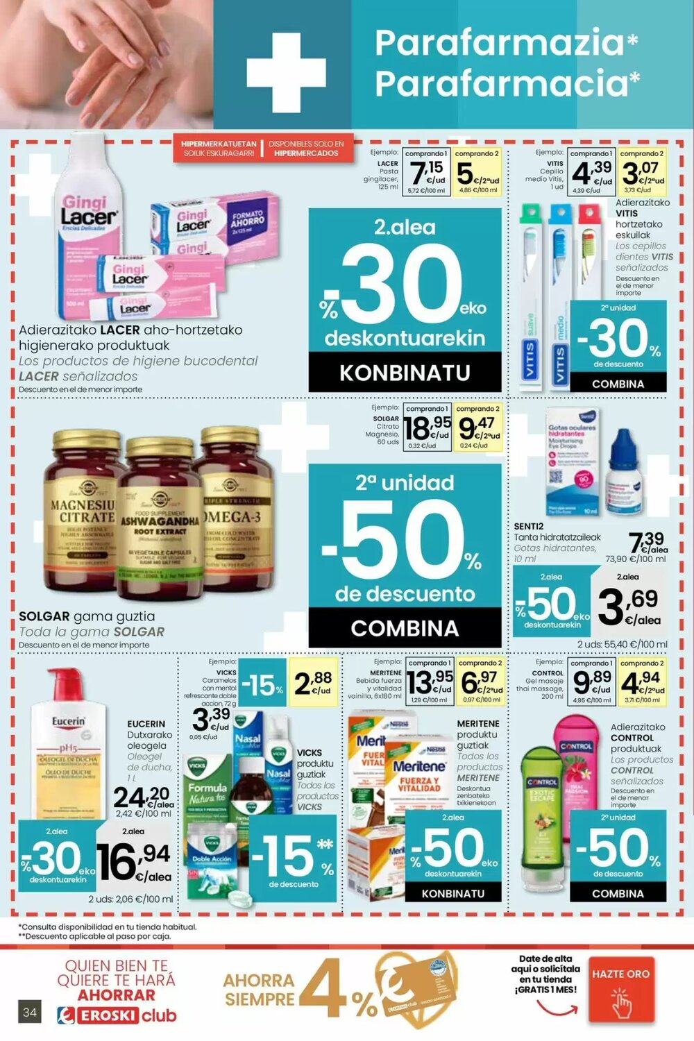 Folleto promocional de Eroski válido desde el 15/01/2026 - Página 34.