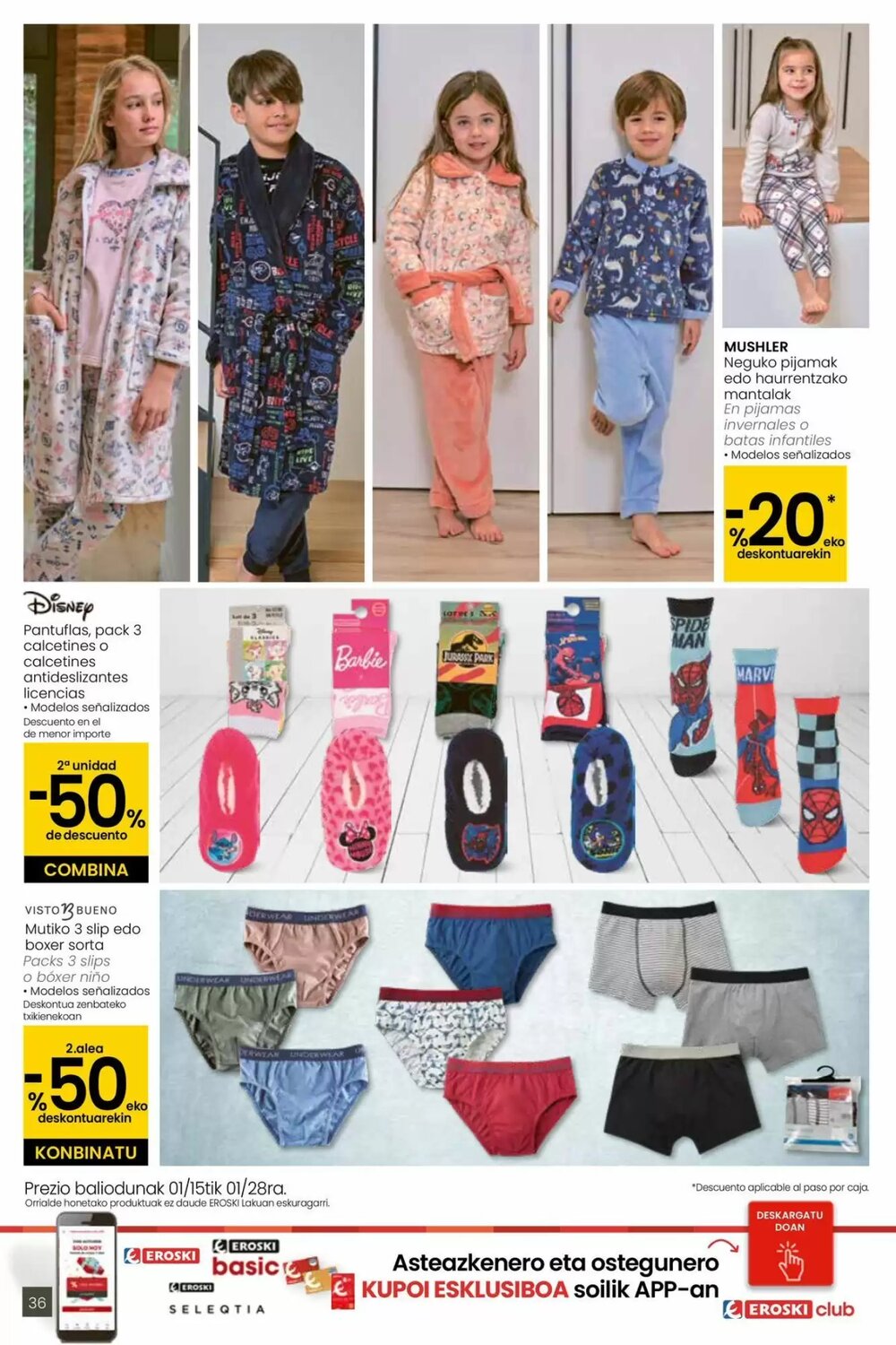 Folleto promocional de Eroski válido desde el 15/01/2026 - Página 36.