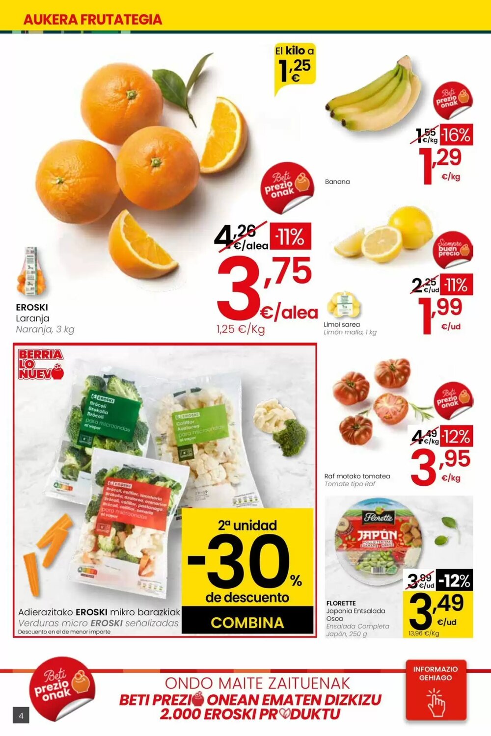 Folleto promocional de Eroski válido desde el 15/01/2026 - Página 4.