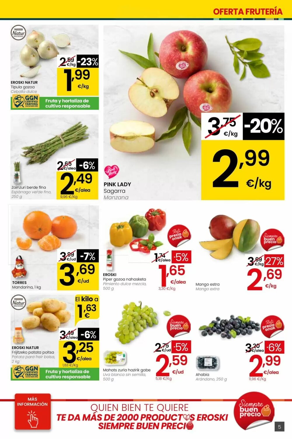 Folleto promocional de Eroski válido desde el 15/01/2026 - Página 5.