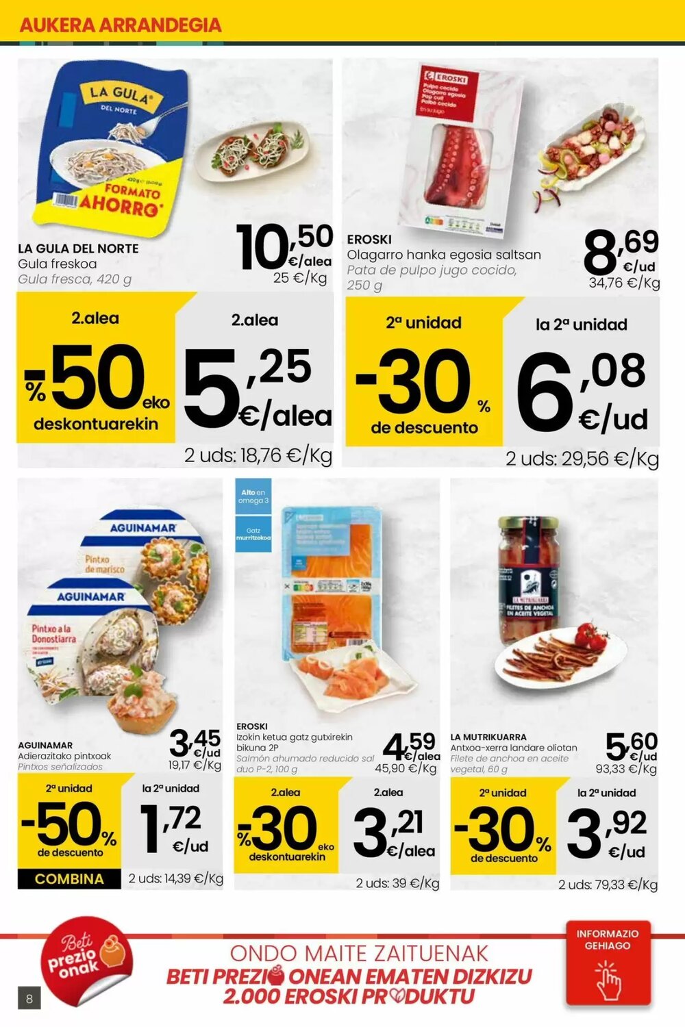 Folleto promocional de Eroski válido desde el 15/01/2026 - Página 8.