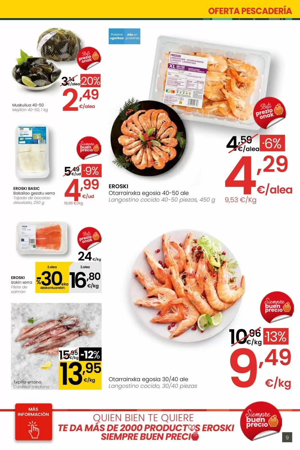 Folleto promocional de Eroski válido desde el 15/01/2026 - Página 9.