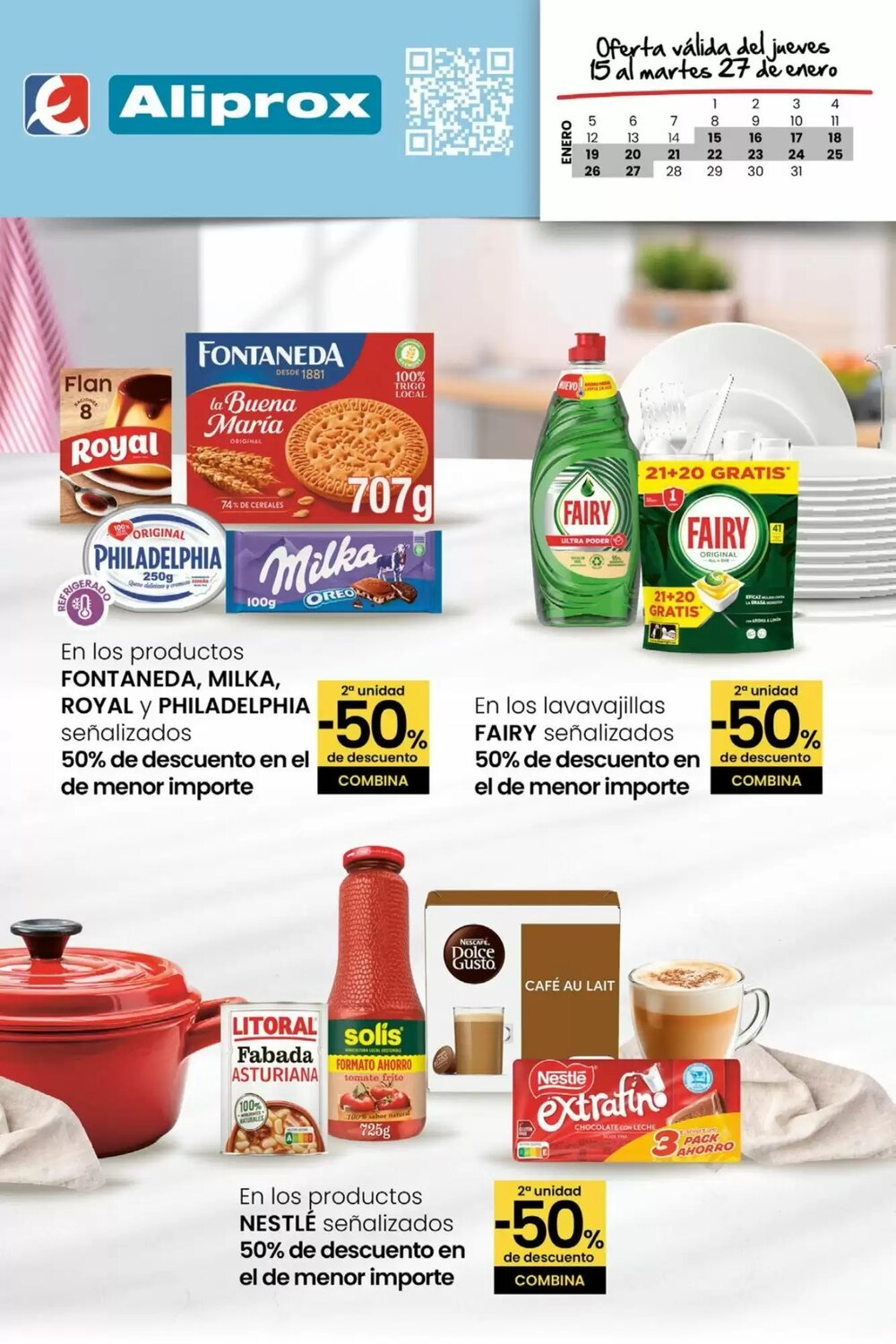 Folleto promocional de Eroski válido desde el 15/01/2026 - Página 1.