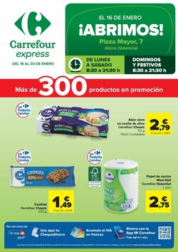 Folleto promocional de Carrefour válido desde el 16/01/2026