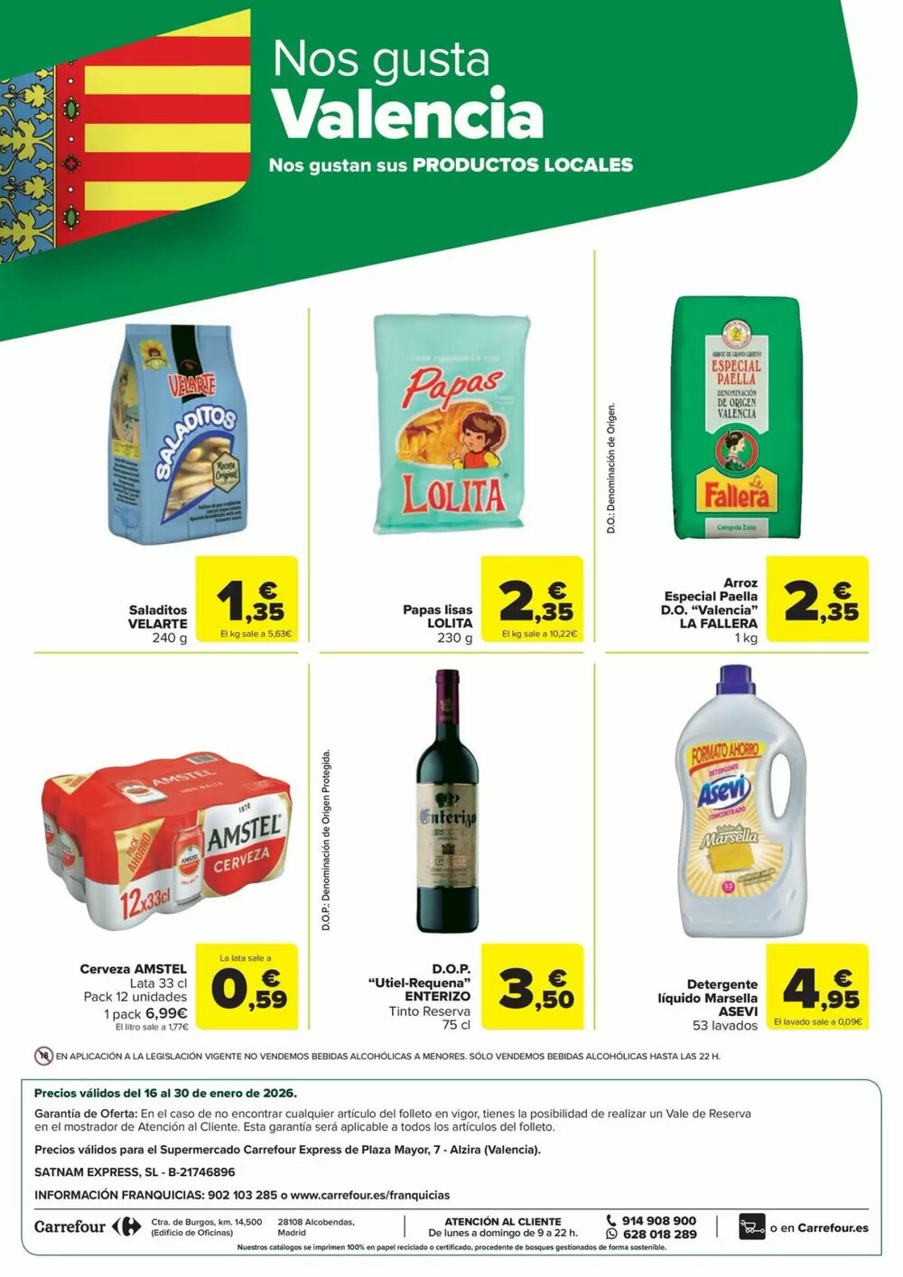 Folleto promocional de Carrefour válido desde el 16/01/2026 - Página 4.