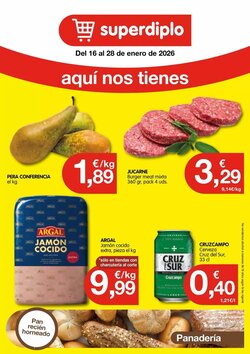 Folleto promocional de CashDiplo válido desde el 16/01/2026 - Página 1.