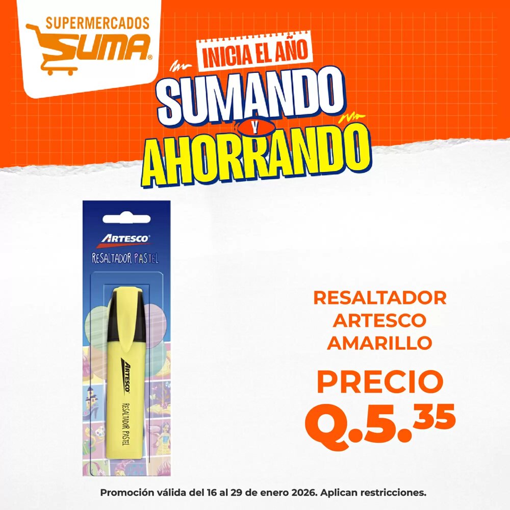 Folleto promocional de Suma Supermercados válido desde el 16/01/2026 - Página 4.