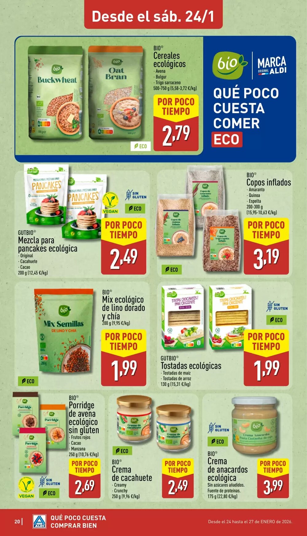 Folleto promocional de ALDI válido desde el 19/01/2026 - Página 20.