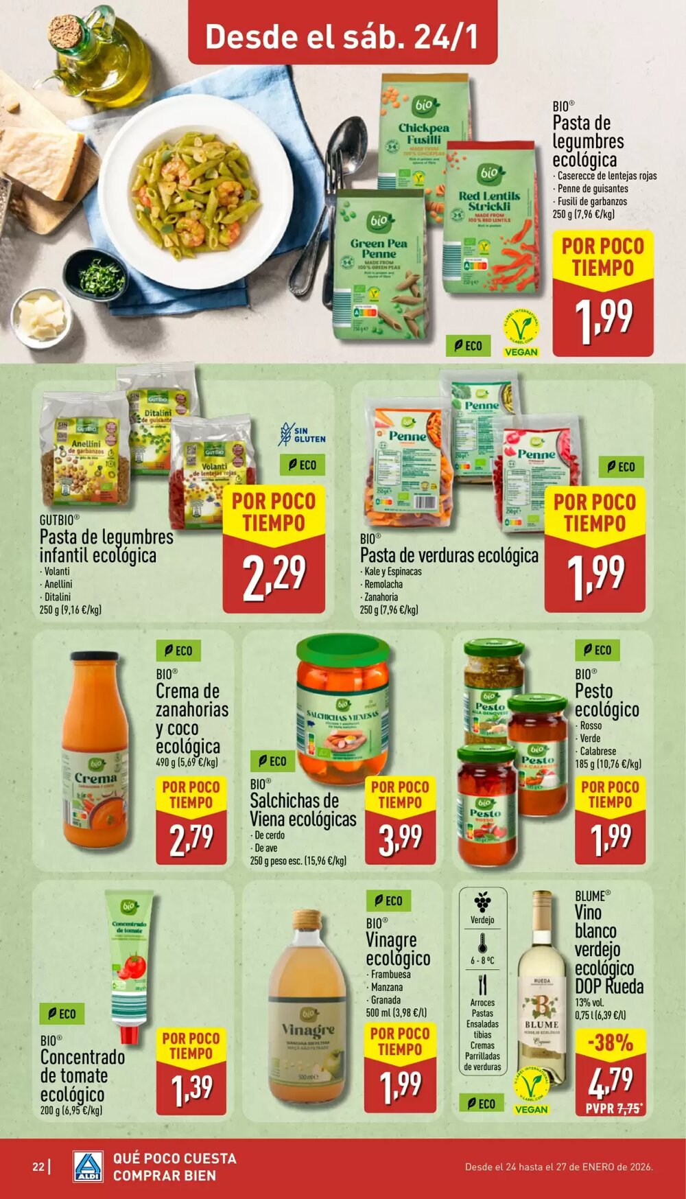 Folleto promocional de ALDI válido desde el 19/01/2026 - Página 22.