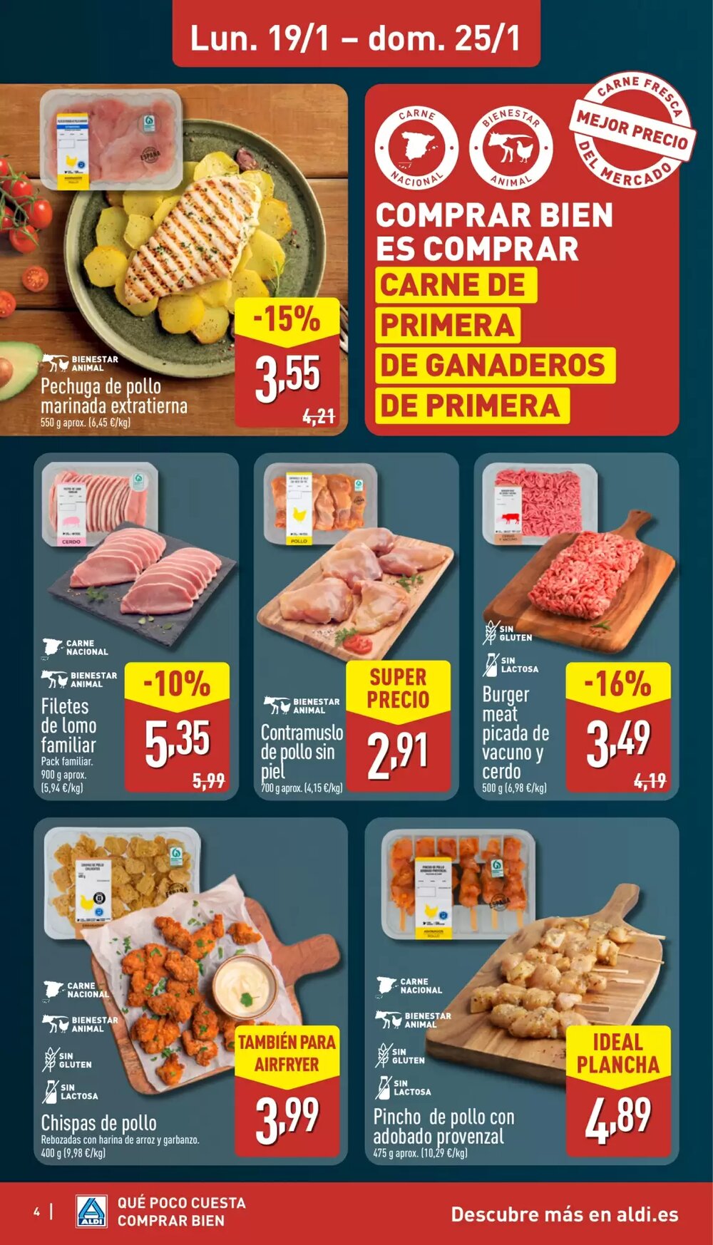 Folleto promocional de ALDI válido desde el 19/01/2026 - Página 4.