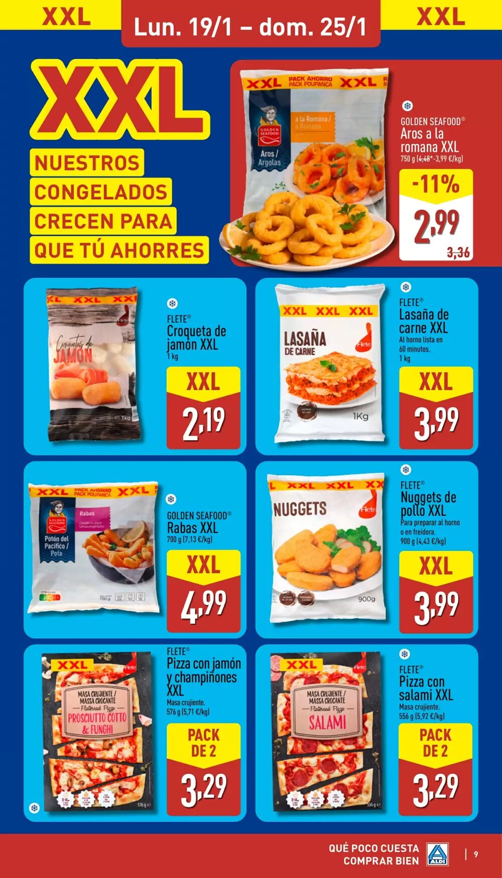Folleto promocional de ALDI válido desde el 19/01/2026 - Página 9.