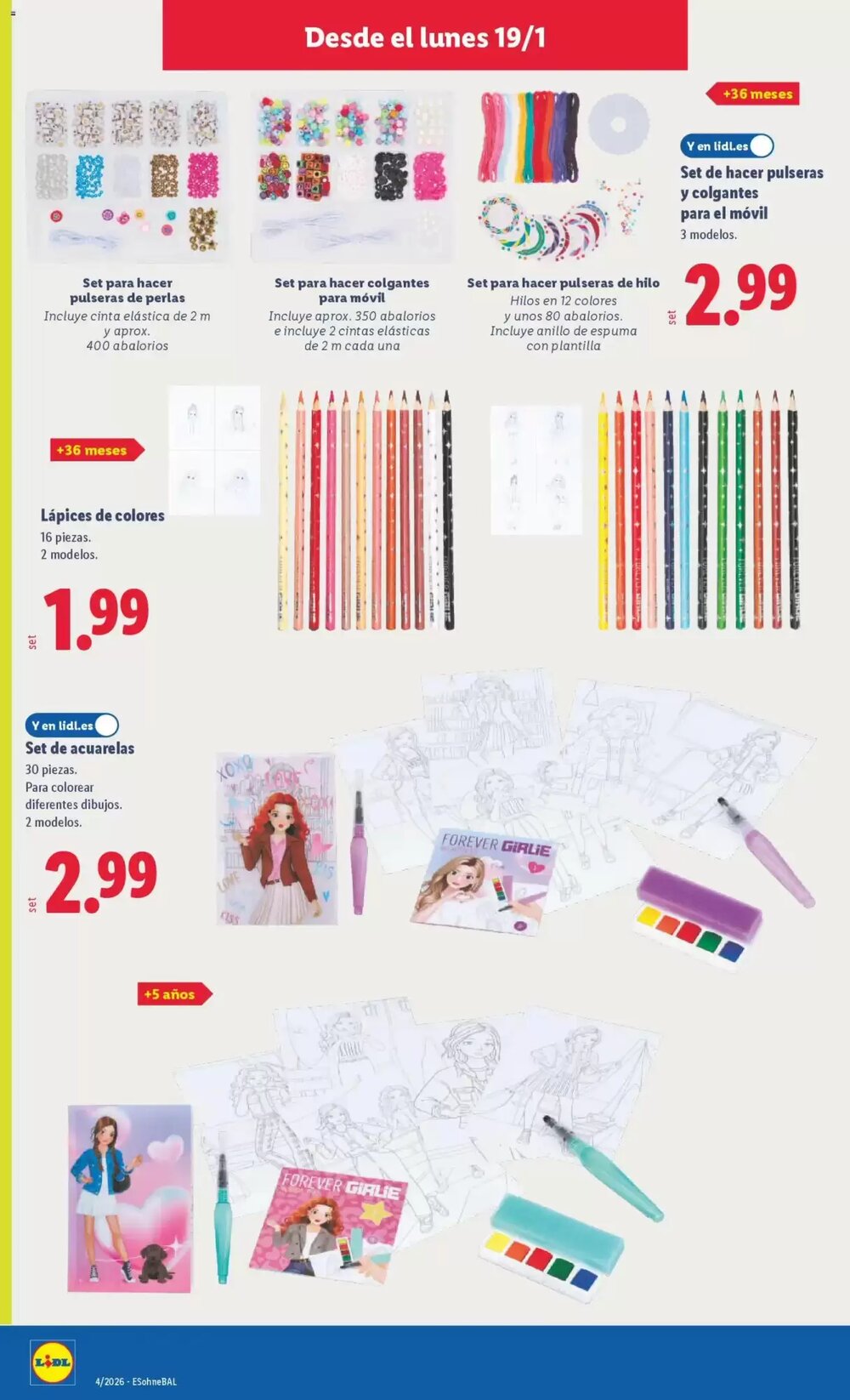 Folleto promocional de Lidl válido desde el 19/01/2026 - Página 12.