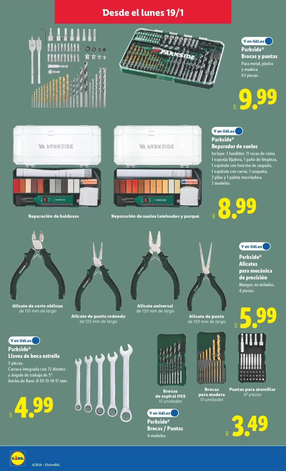 Folleto promocional de Lidl válido desde el 19/01/2026 - Página 6.