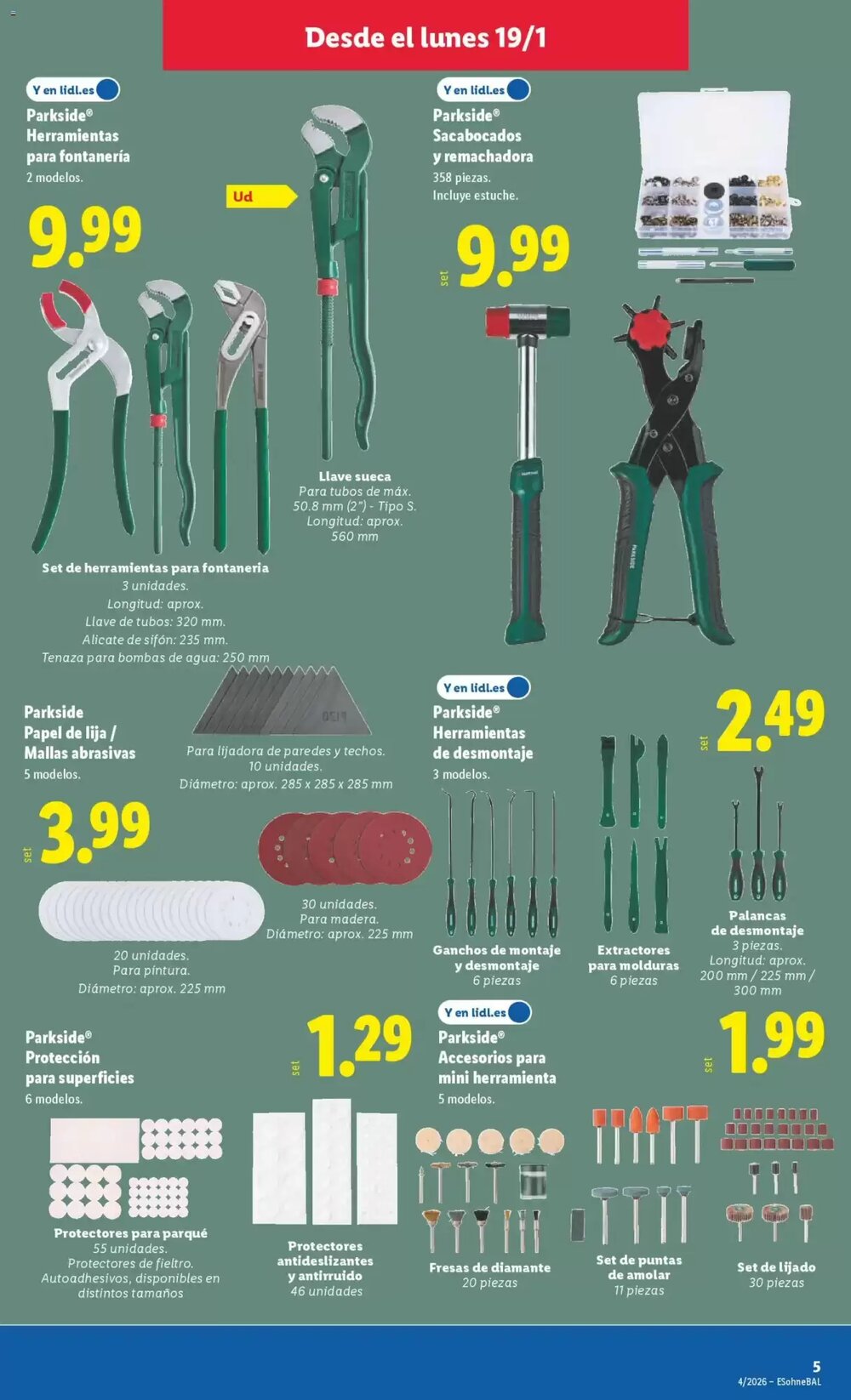 Folleto promocional de Lidl válido desde el 19/01/2026 - Página 7.