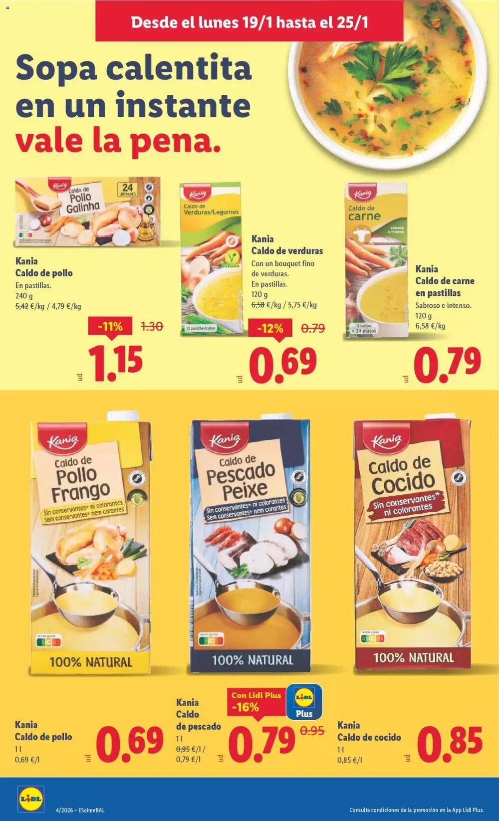 Folleto promocional de Lidl válido desde el 19/01/2026 - Página 14.