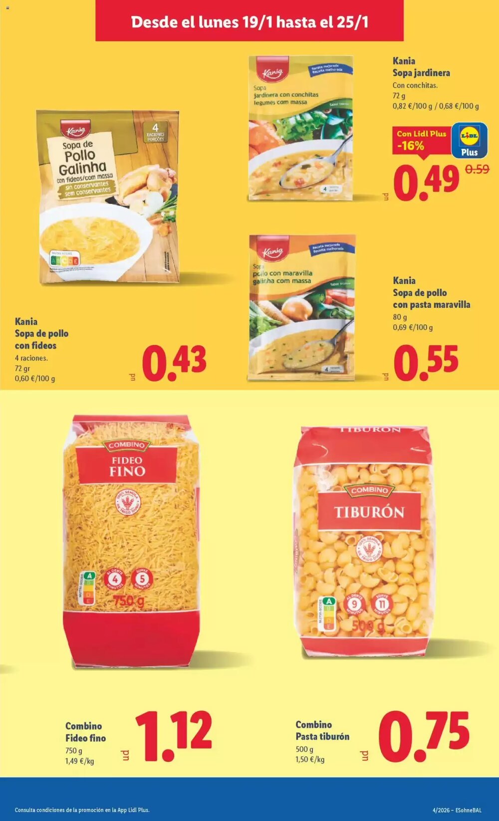 Folleto promocional de Lidl válido desde el 19/01/2026 - Página 15.