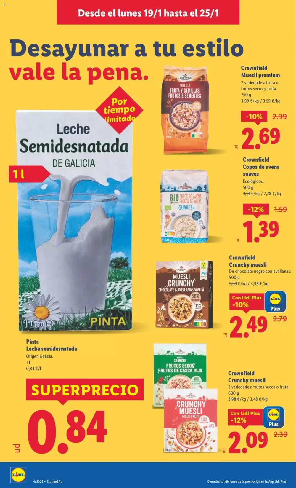 Folleto promocional de Lidl válido desde el 19/01/2026 - Página 16.