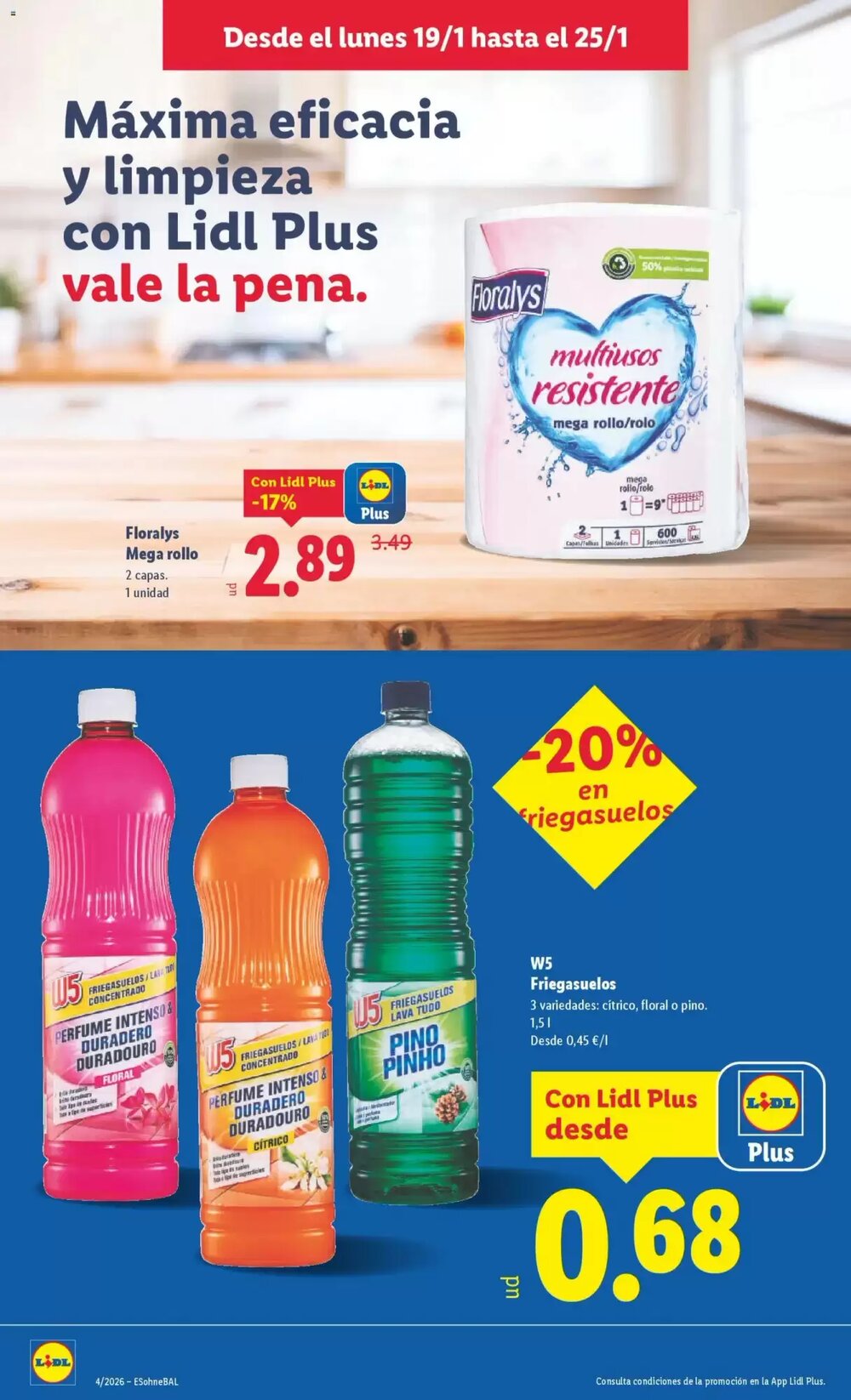 Folleto promocional de Lidl válido desde el 19/01/2026 - Página 22.