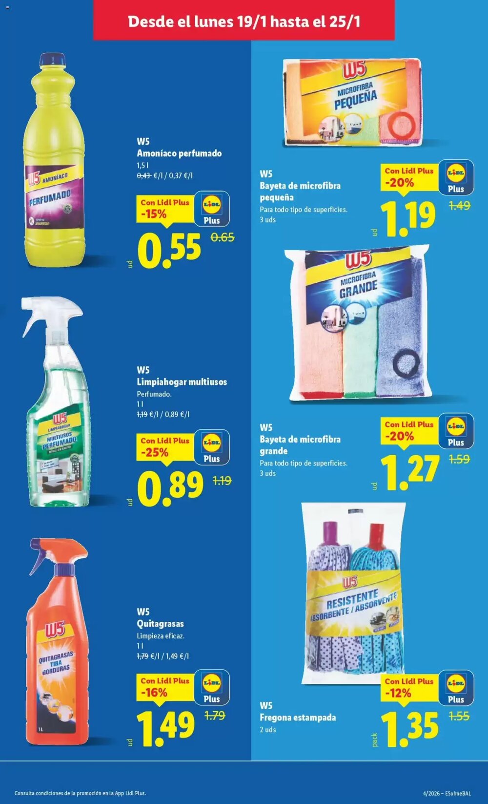 Folleto promocional de Lidl válido desde el 19/01/2026 - Página 23.