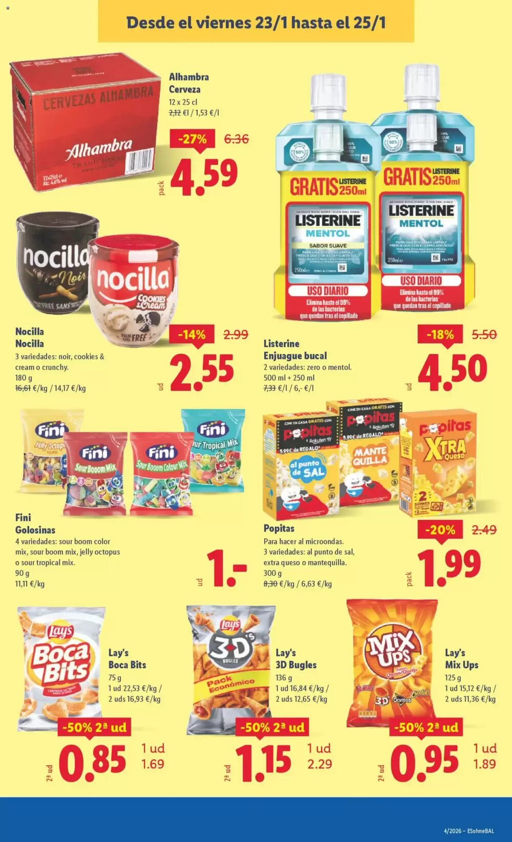 Folleto promocional de Lidl válido desde el 19/01/2026 - Página 39.