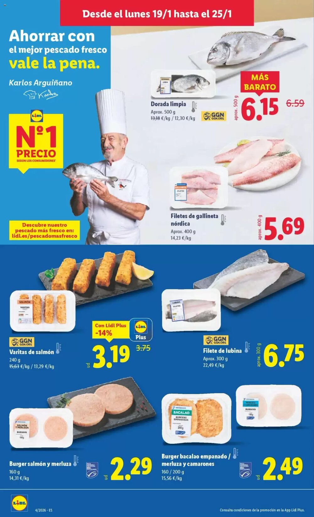 Folleto promocional de Lidl válido desde el 19/01/2026 - Página 6.