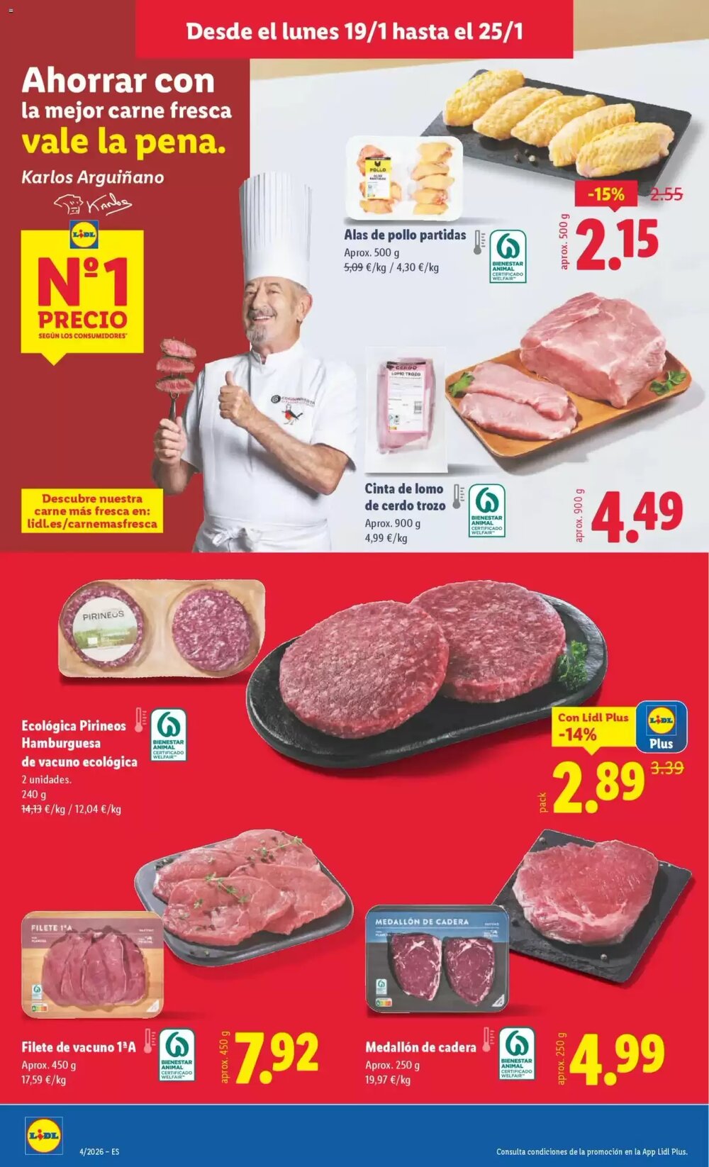 Folleto promocional de Lidl válido desde el 19/01/2026 - Página 8.