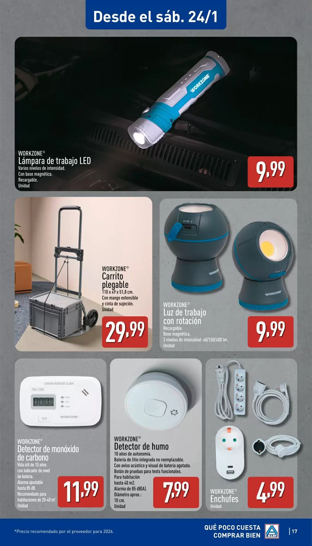 Folleto promocional de ALDI válido desde el 19/01/2026 - Página 17.