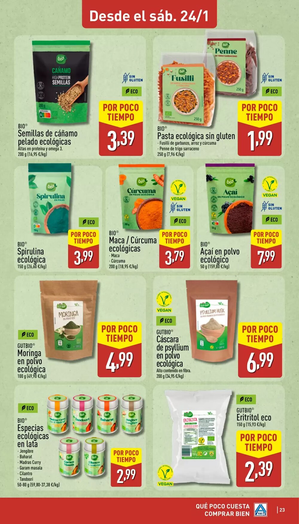 Folleto promocional de ALDI válido desde el 19/01/2026 - Página 23.