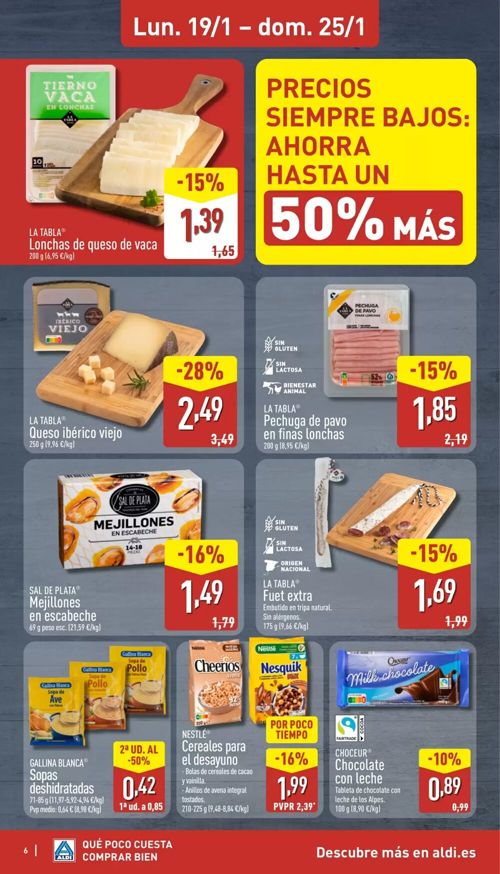 Folleto promocional de ALDI válido desde el 19/01/2026 - Página 6.