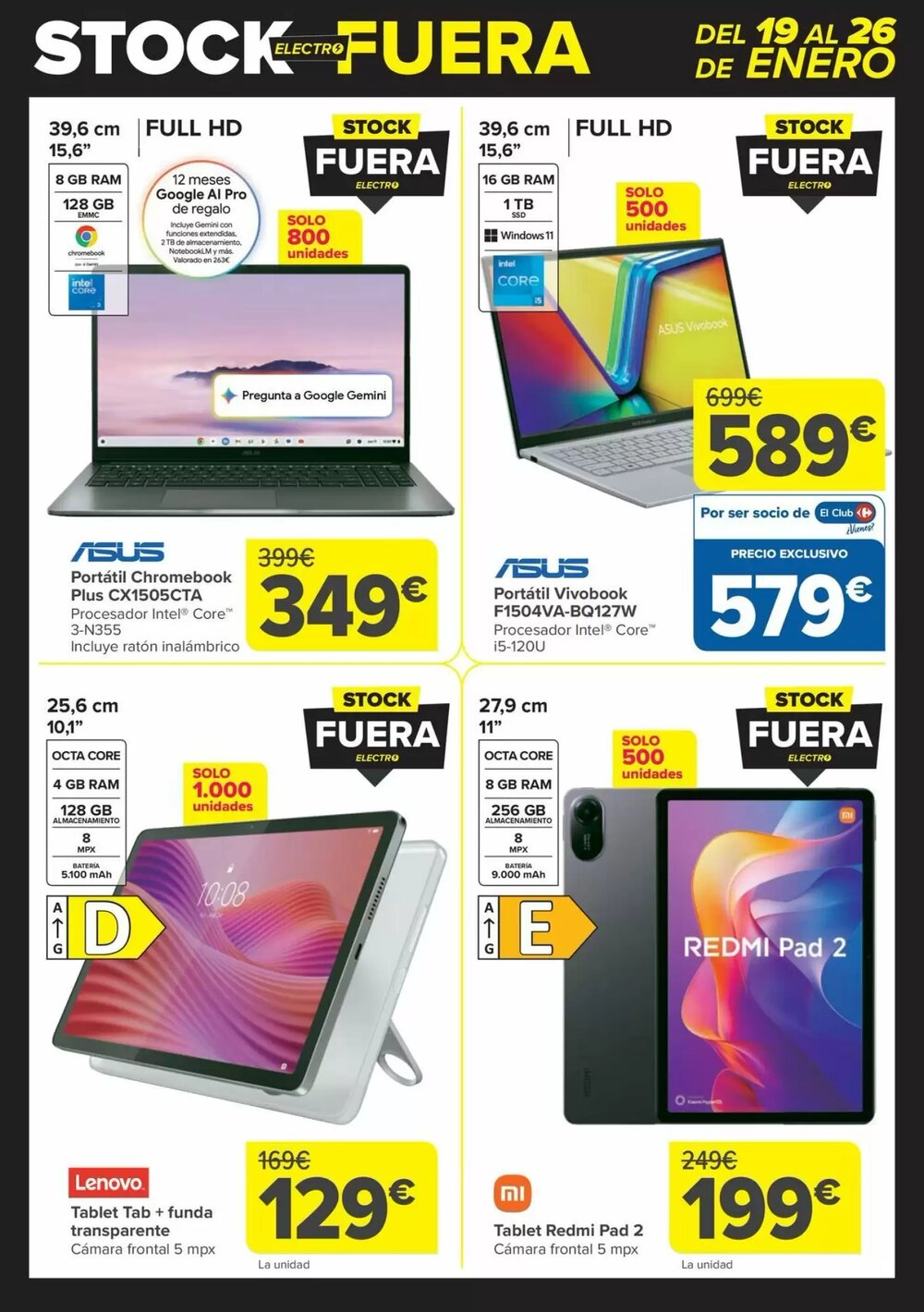 Folleto promocional de Carrefour válido desde el 19/01/2026 - Página 4.