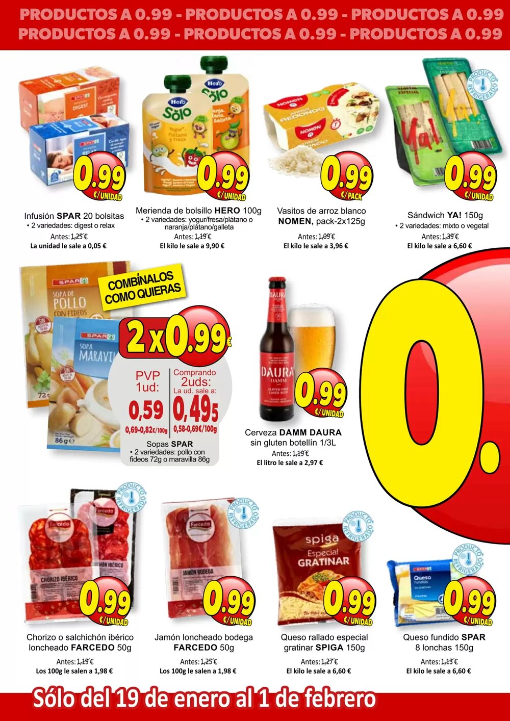 Folleto promocional de Spar válido desde el 19/01/2026 - Página 4.